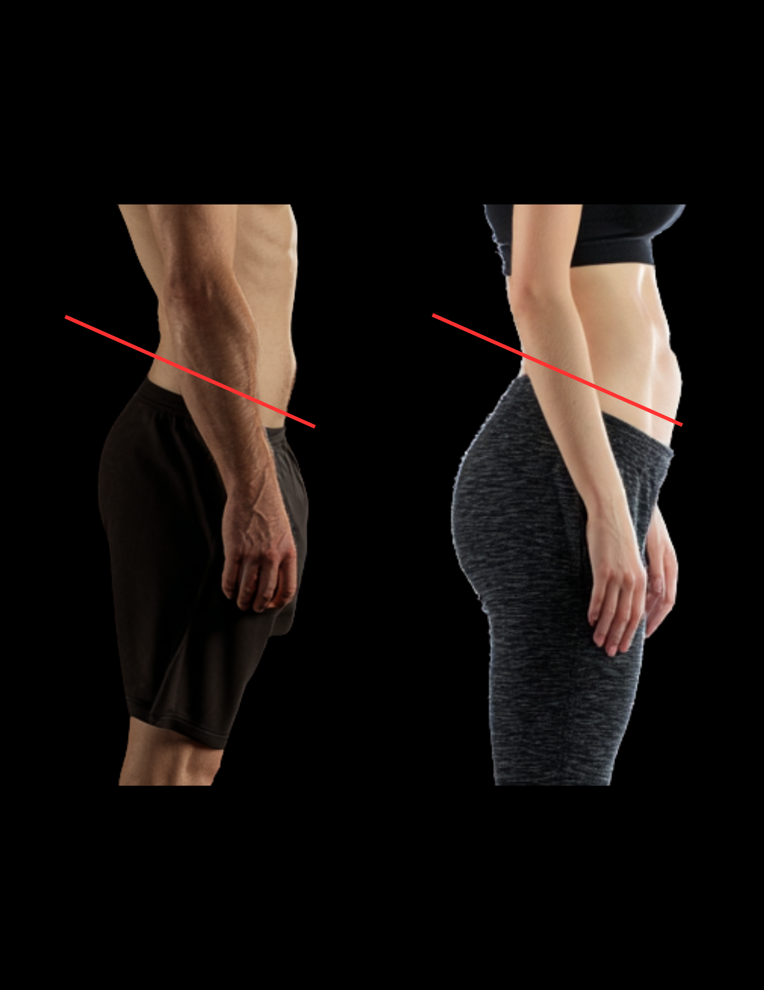 Forward Tilt (belt points down)