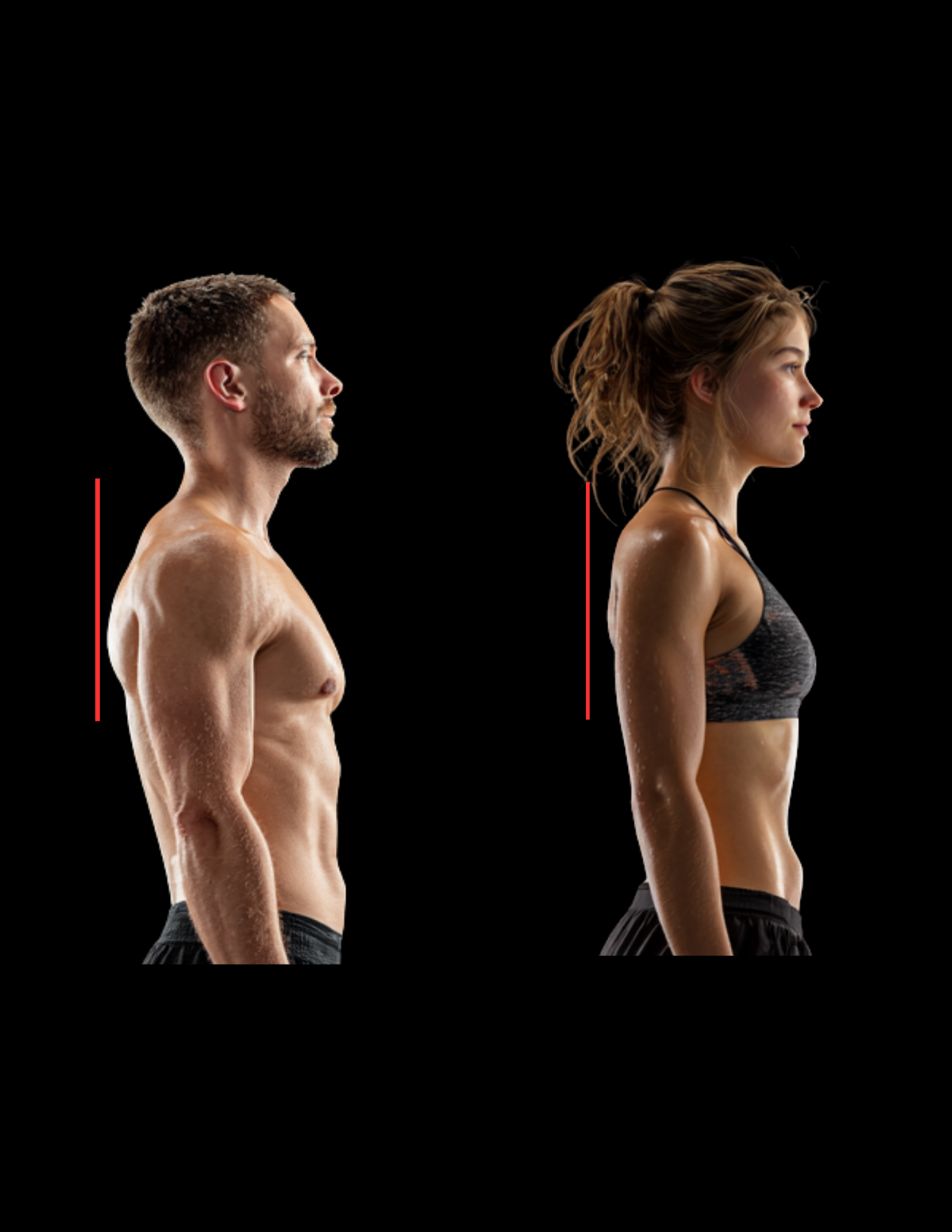 Flat or shoulders pulled back